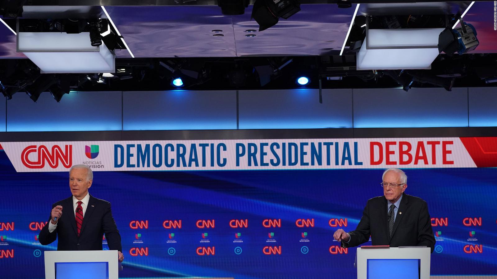 Democratic primary debate Bernie Sanders shows no sign of giving up as