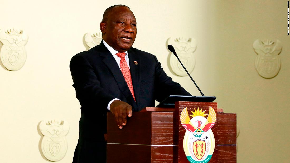 South Africa Coronavirus Cyril Ramaphosa Announces Extension Of Covid 19 Restrictions Closes Land Borders Cnn