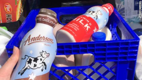 Las Vegas-based Anderson Dairy is providing free milk to those in need as part of the Shopping Angels program.