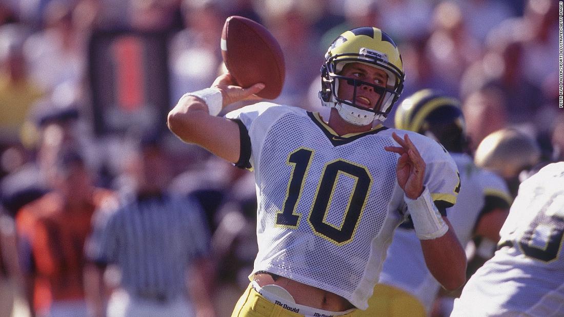 Brady played college football at the University of Michigan. He started for the Wolverines in his junior and senior seasons, going 20-5.