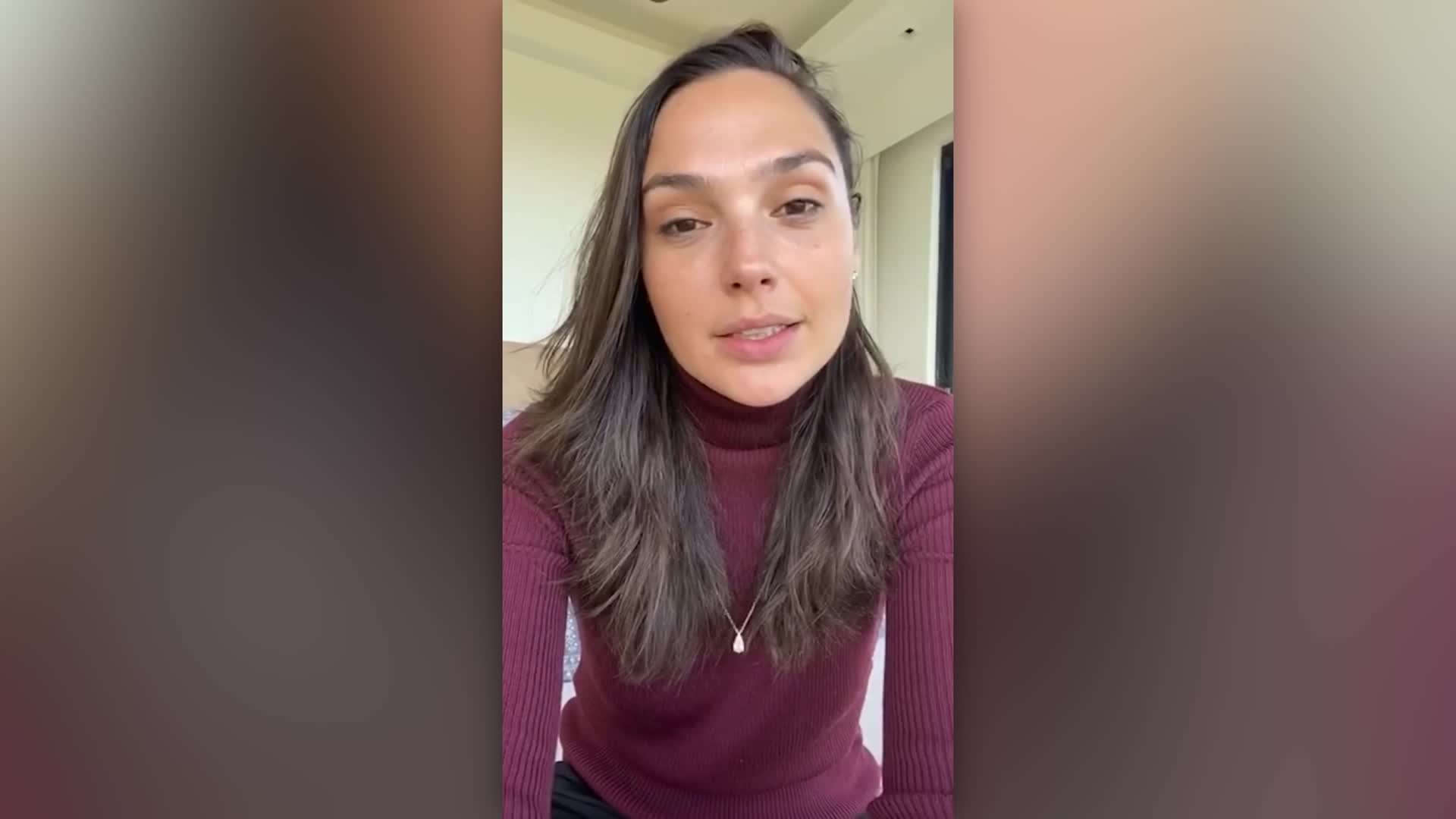 Gal Gadot Shares Star Studded Cover Of Imagine Cnn Video