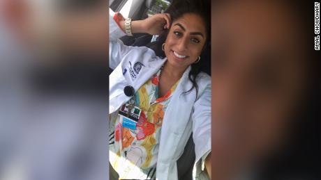 Medical student Amal Chowdhary was sent home early from her clinical rotations