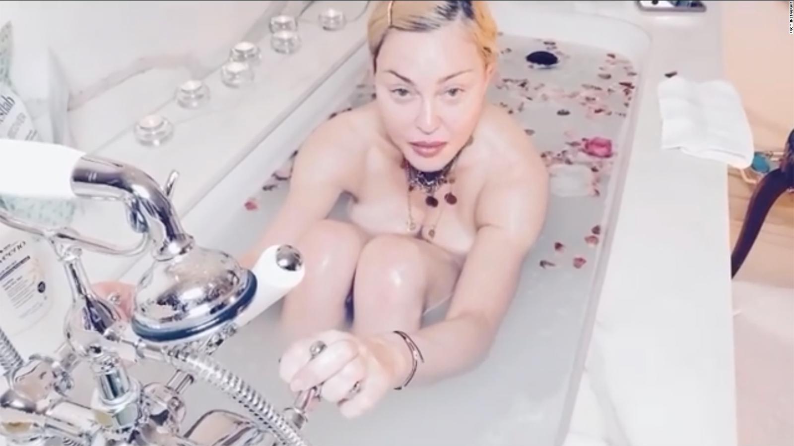 Madonna calls coronavirus is 'the great equalizer,' in bathtub ...