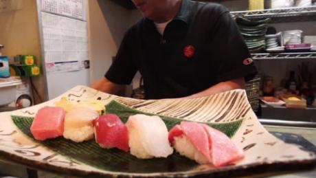 Japan coronavirus fish market sushi slump Essig pkg intl hnk vpx_00000506.jpg