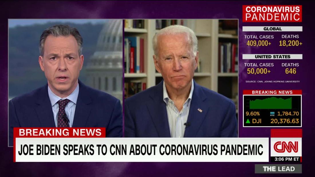 Biden Responds To Trump Attack Says He Should Stop Talking And Start Listening Cnn Video