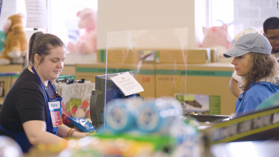 These grocery chains are adding sneeze guards to checkout lanes