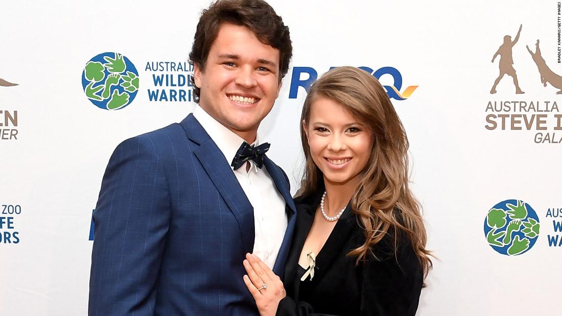 Bindi Irwin and her husband Chandler Powell welcome first child