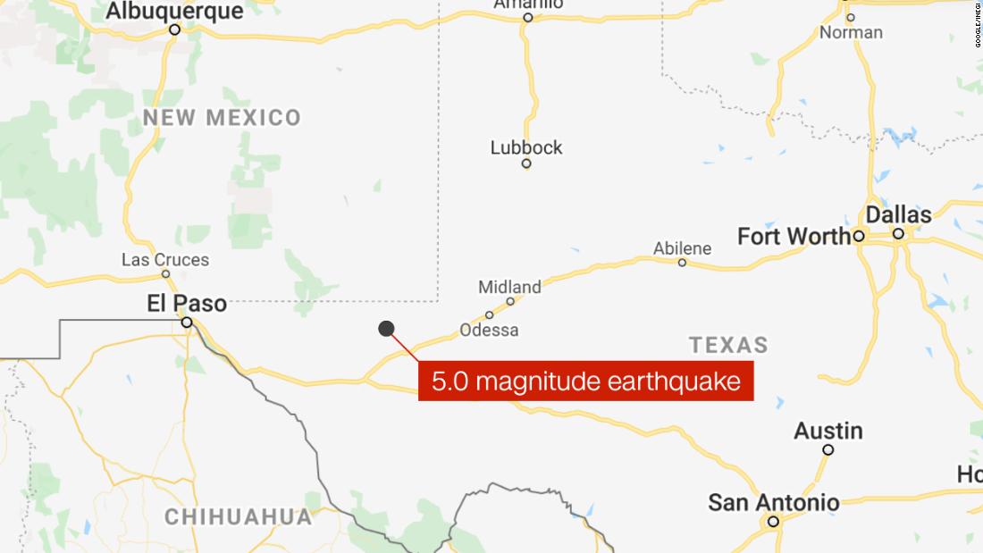 El Paso earthquake 5.0magnitude earthquake shakes West Texas and El