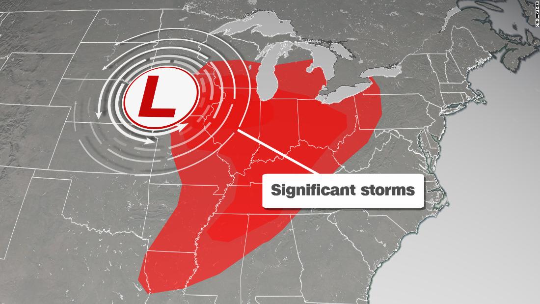 Significant Tornadoes Are Possible Saturday During A Severe Weather ...