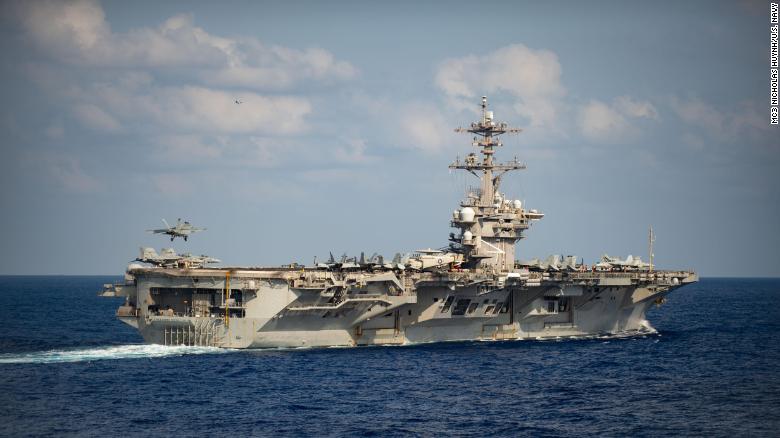 Small number of sailors test positive for coronavirus on aircraft carrier that previously had Covid outbreak
