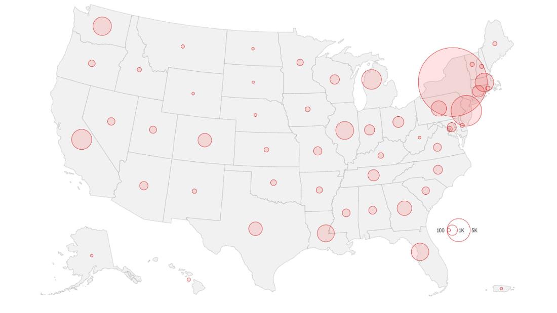 Tracking US coronavirus cases