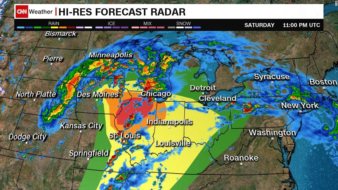 70 million people in the US under severe weather threat