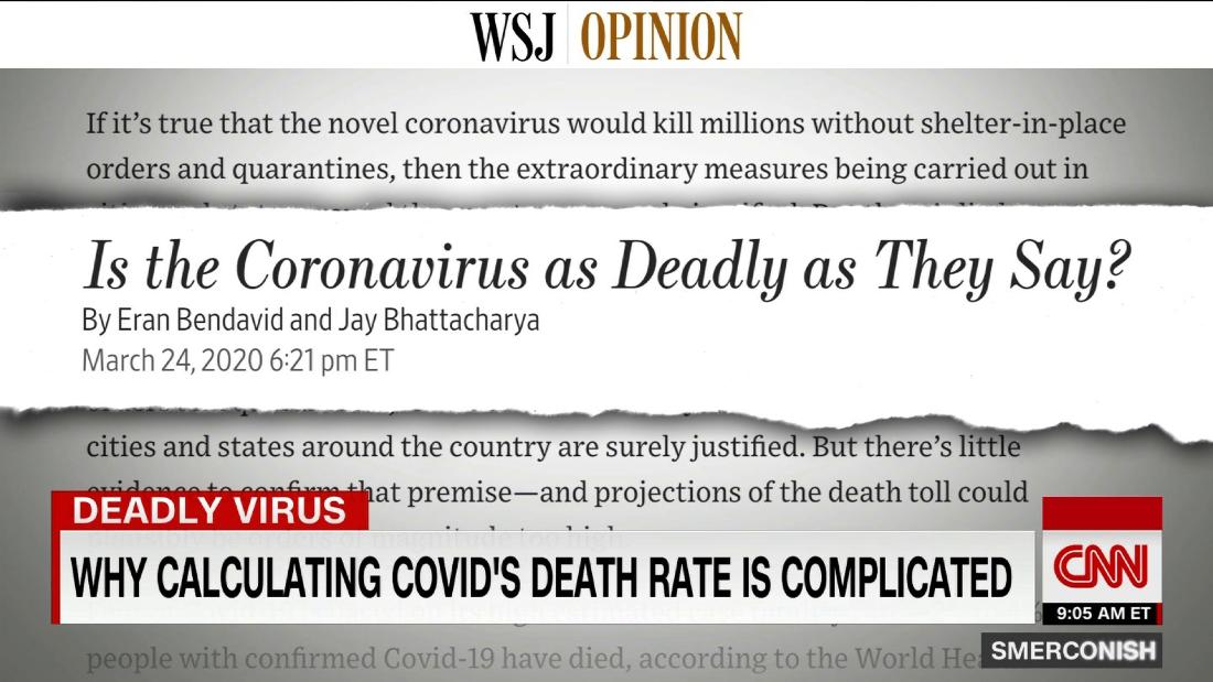 Why calculating COVID-19's death rate is complicated - CNN Video