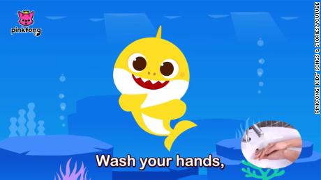 Wash your hands, doo doo doo doo doo. &#39;Baby Shark&#39; is joining the fight against coronavirus 