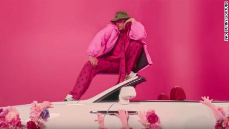 Bad Bunny appears in a scene from the &quot;Yo Perreo Sola&quot; music video.