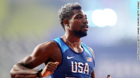 An asthma sufferer, sprinter Noah Lyles is taking extra precautions amid pandemic