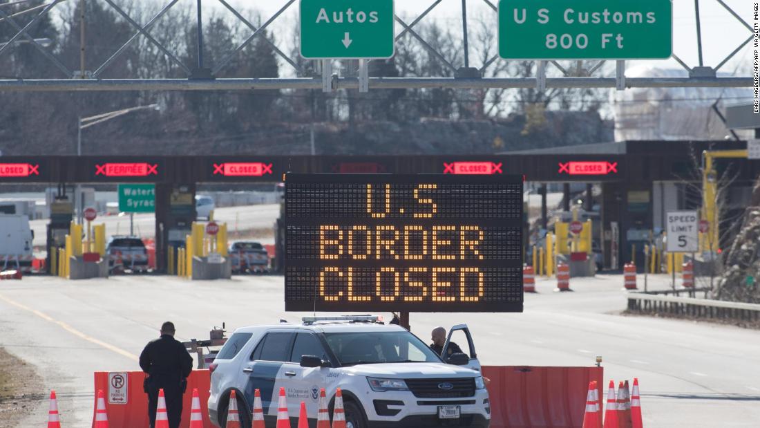 Us Border Closures With Canada And Mexico To Be Extended Another Month Officials Say Cnnpolitics