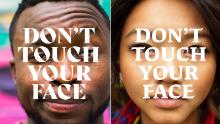 Floating Doctors, a US medical relief group, has launched a &quot;Don&#39;t Touch Your Face&quot; campaign to implore people to break the physical and psychological habit of touching their face.