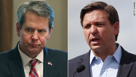 Governors of Georgia and Florida offer to host Republican convention as Trump threatens to pull it from North Carolina