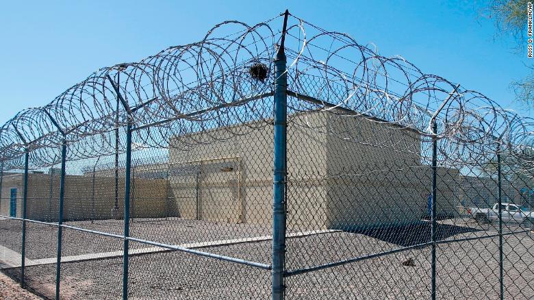 The Maricopa County Estrella Jail in Phoenix, where despite calls to release at risk prisoners in the wake of the coronavirus, County Sheriff Paul Penzone has no intention of prematurely releasing inmates without court orders to do so. (AP Photo/Ross D. Franklin)