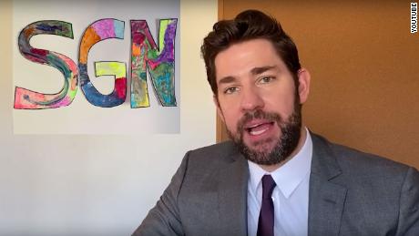 John Krasinski will DJ a virtual prom on Friday.