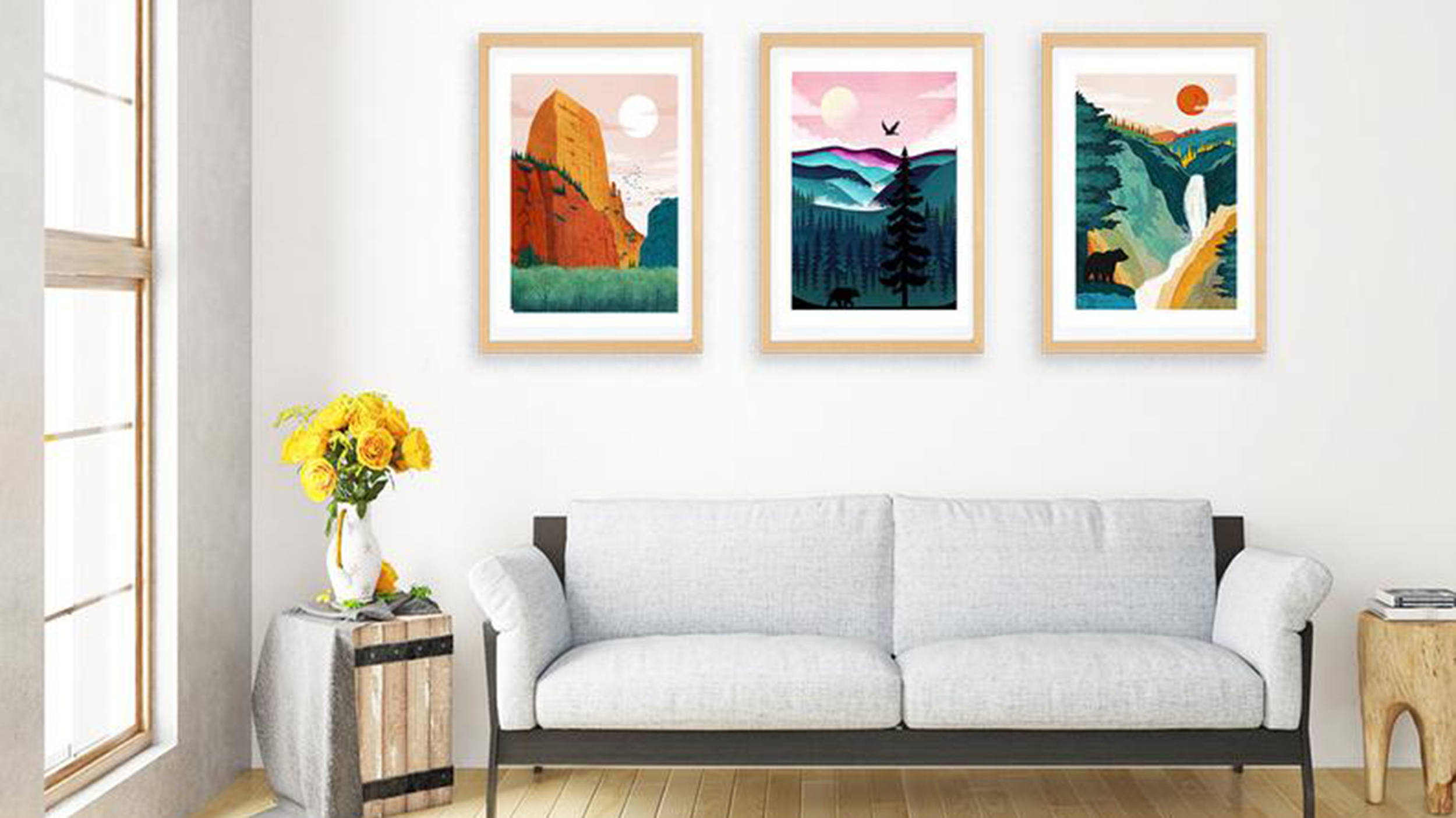 Brighten your Place Essential Wall Decor of Spring & Summer Metal Flowers 