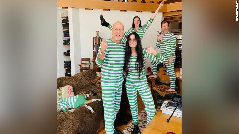 Bruce Willis is self-isolating with his ex-wife Demi Moore and their daughters. 