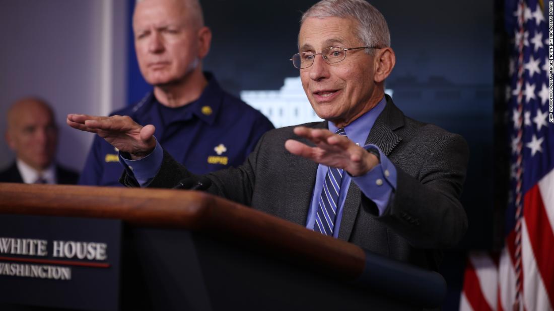 Dr. Anthony Fauci strikes different tone on testing than Trump, calls