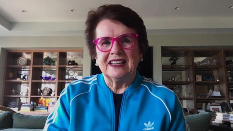 Billie Jean King 'thrilled' tennis center helping with relief