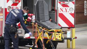 New York City reports more than 800 Covid-19 deaths in 1 day