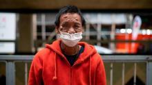 Lum Chai, 45, is seen during Impact HK&#39;s meal service on Tuesday, April 7.