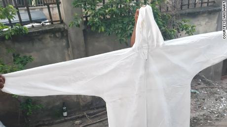 Nigerian tailors are hand-making PPE to help fight coronavirus