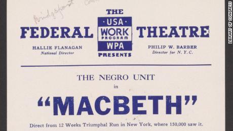 Federal Theater Project production of Macbeth
