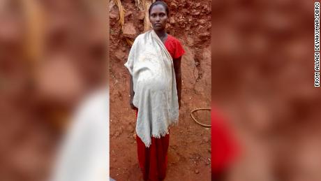 Pollama said she was stopped by higher caste community members as she tried to walk one kilometer to the market for food.