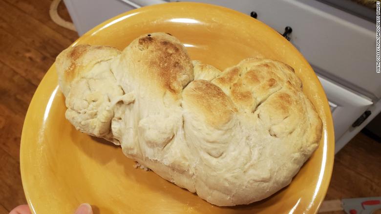 Once many states shut down all but essential businesses, many Americans went on a baking frenzy. Yeast sales spiked. (Smith Collection/Gado/Getty Images)