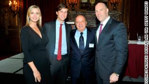 Ivanka Trump, Jared Kushner, Stanley Chera and Rob Stuckey attend The New York Observer Hosts Masters of Real Estate at The Metropolitan Club on September 21, 2011 in New York City. 