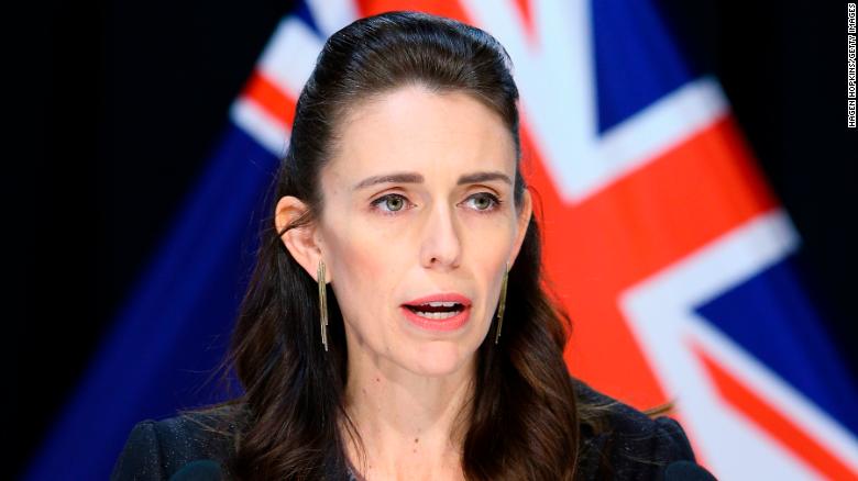 New Zealand Prime Minister Jacinda Ardern at a press conference on April 09, 2020 in Wellington, New Zealand. 
