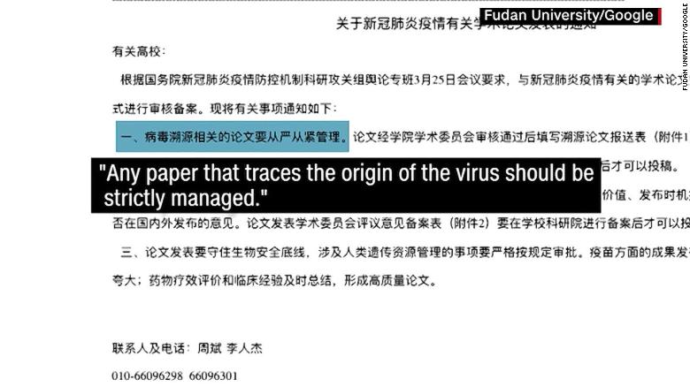Beijing Tightens Grip Over Coronavirus Research Amid Us China Row On Virus Origin Cnn