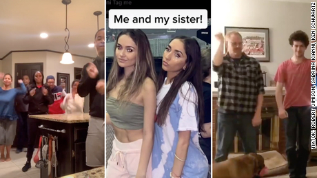 Stuck at home, families find a new way to bond: creating TikTok videos 