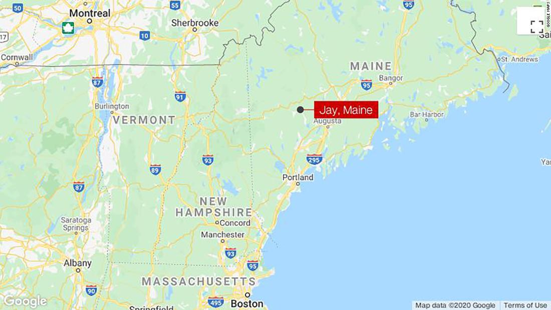 An explosion was reported at a paper mill in Maine