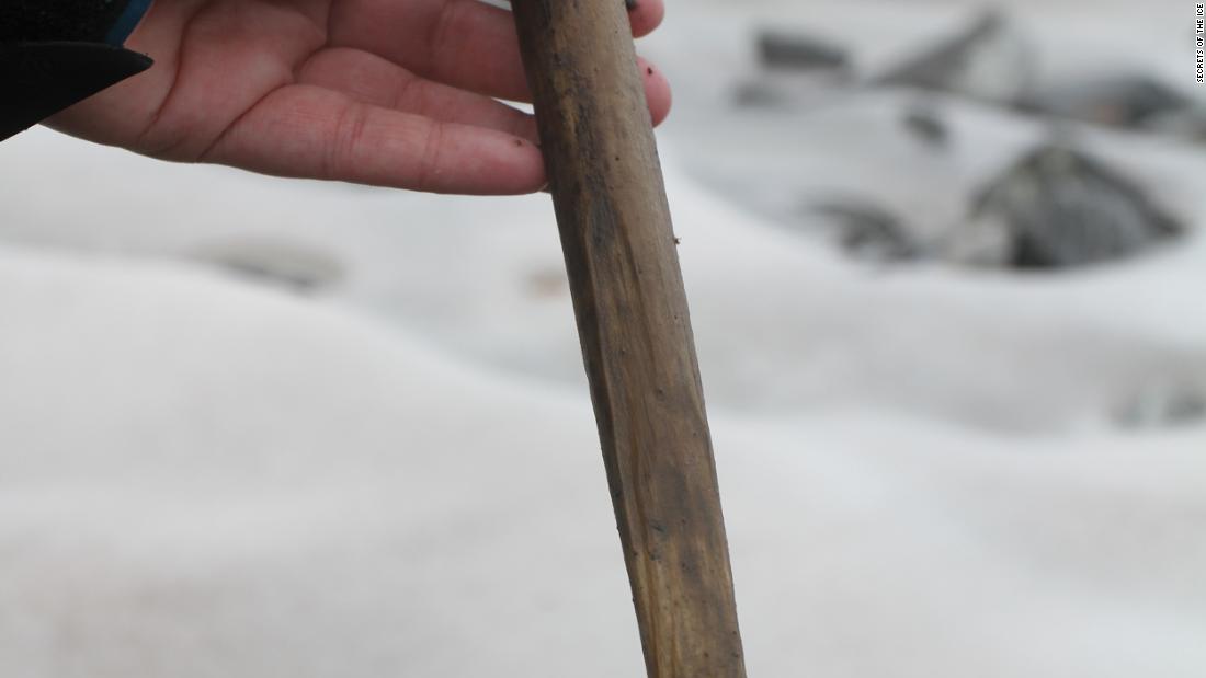 This wooden whisk was dated to 1100 AD and likely doubled as a tent peg.  