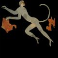 02 ancient finds monkey grecian fresco