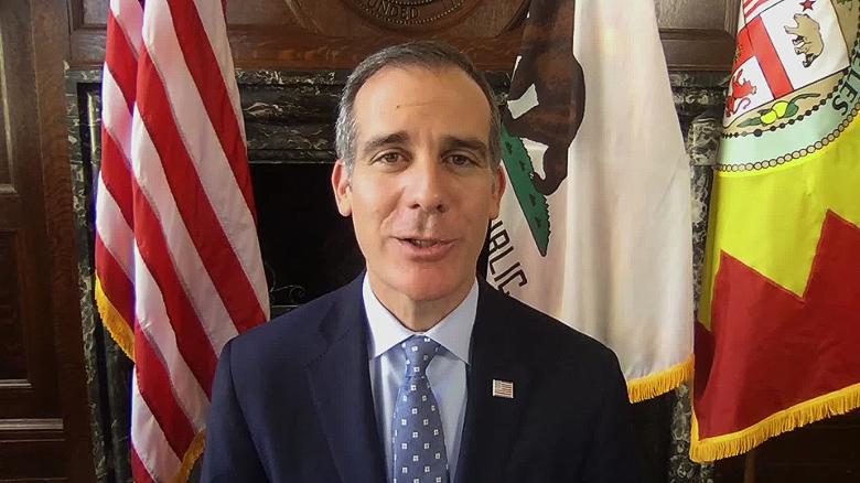 Los Angeles mayor says large gatherings unlikely until 2021