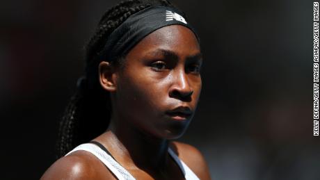 Coco Gauff has demanded change and urged people to vote. 