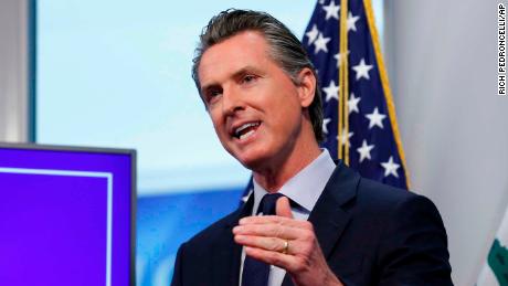 California governor outlines state&#39;s phased reopening plan