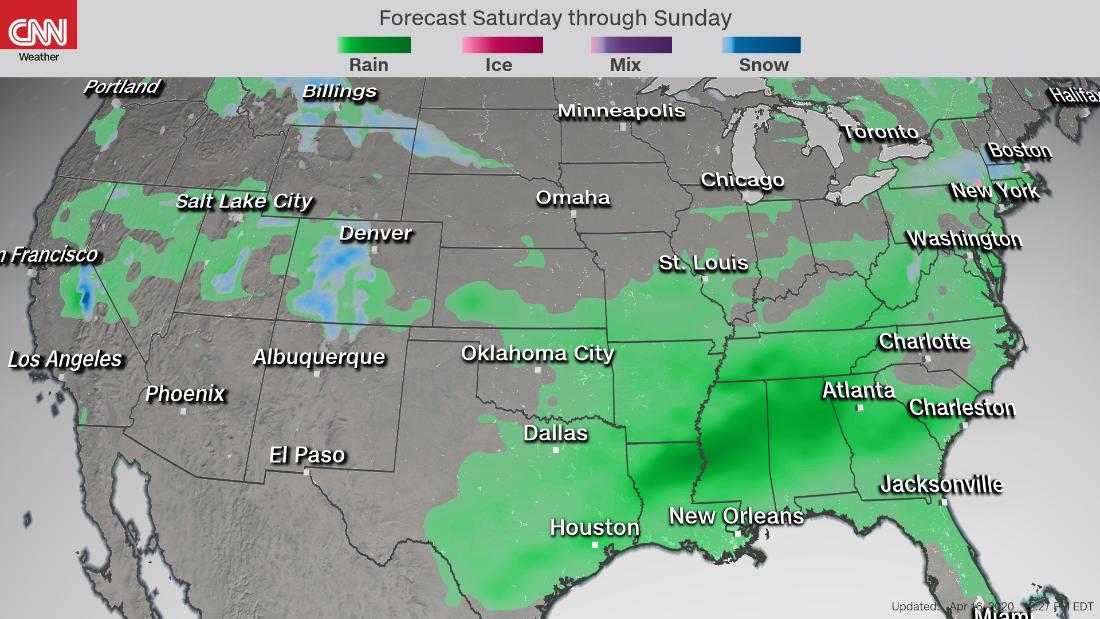 Weekend weather: Severe storms, capable of producing tornadoes, are ...