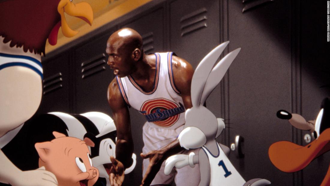 Jordan plays himself in the 1996 movie &quot;Space Jam.&quot; He teamed up with the animated stars of &quot;Looney Tunes&quot; to defeat a team of aliens on the court.