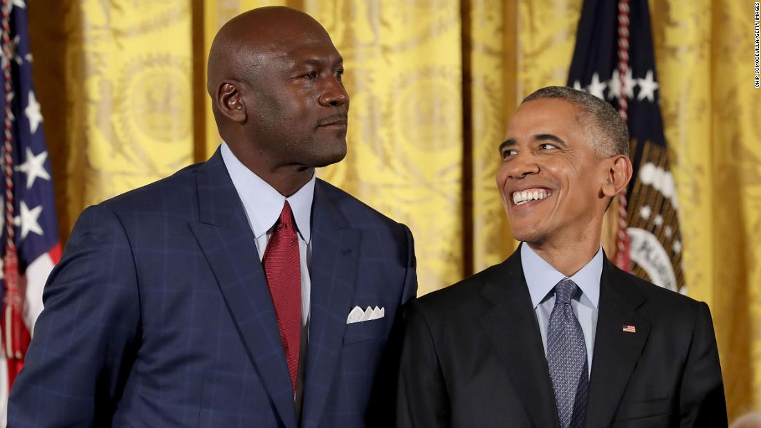 In 2016, Jordan was awarded the Presidential Medal of Freedom, the nation&#39;s highest civilian honor. President Barack Obama, a Bulls fan from Chicago, noted that people still use Jordan&#39;s name as a synonym for the best. &quot;There is a reason you call someone the Michael Jordan of ... neurosurgery, or the Michael Jordan of rabbis, or the Michael Jordan of outrigger canoeing. ... Because Michael Jordan is the Michael Jordan of greatness,&quot; Obama said in his remarks. &quot;He is the definition of somebody so good at what they do that everybody recognizes them. That&#39;s pretty rare.&quot;