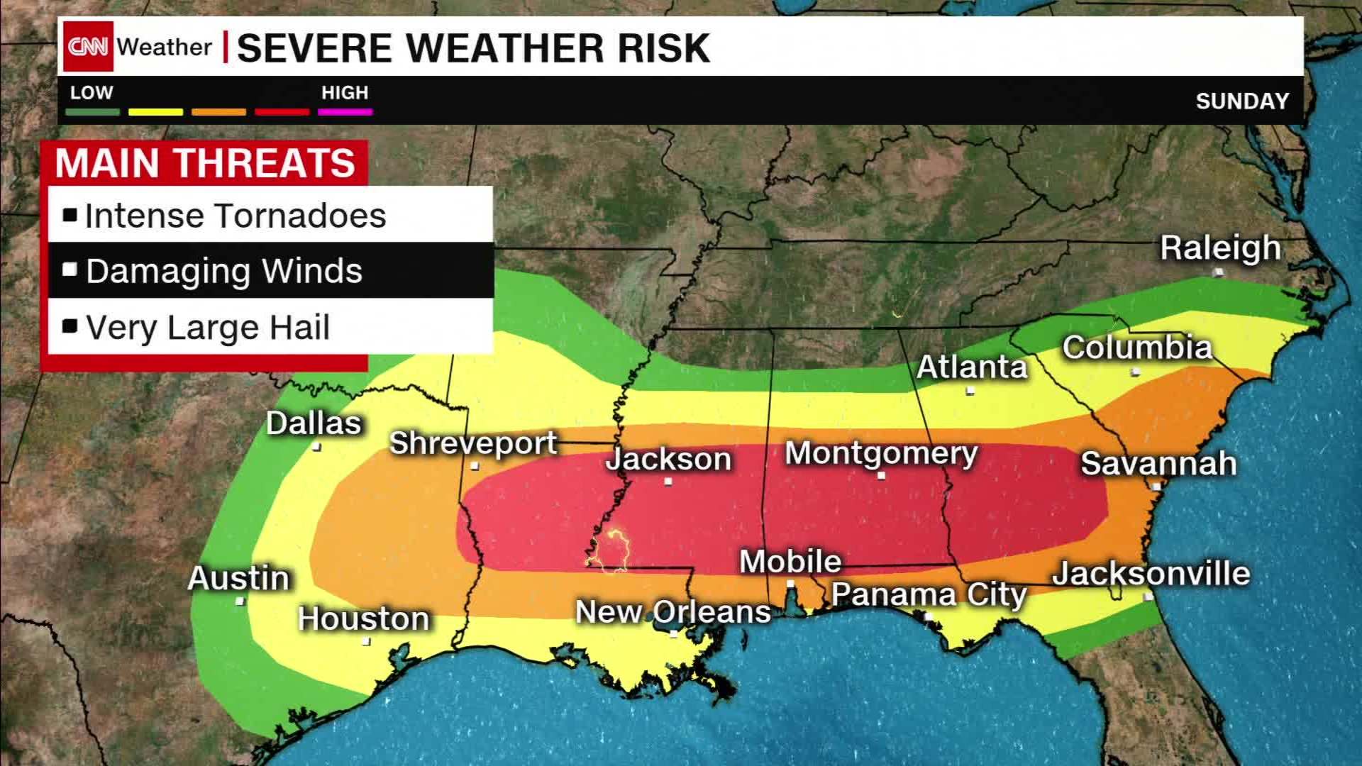 A Tornado Outbreak Is Expected Today Cnn Video