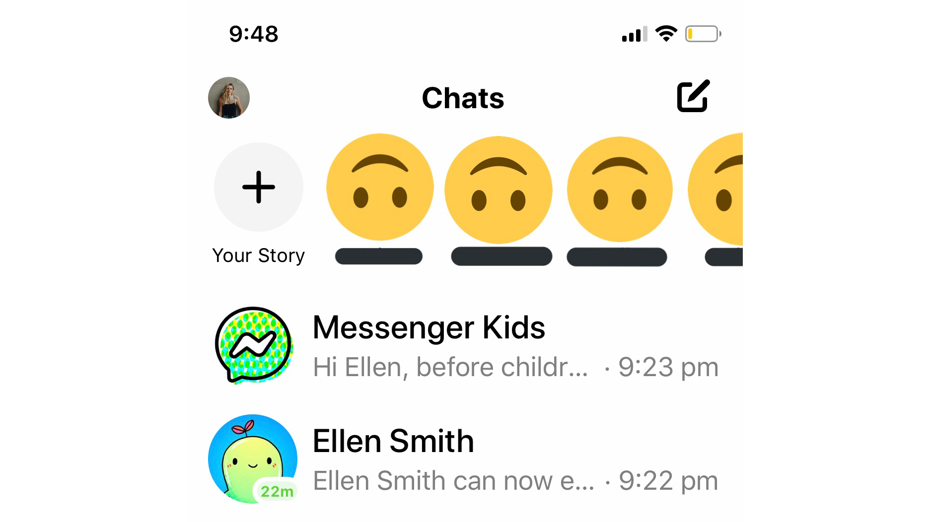 Chat for Kids. Messenger Kids logo.